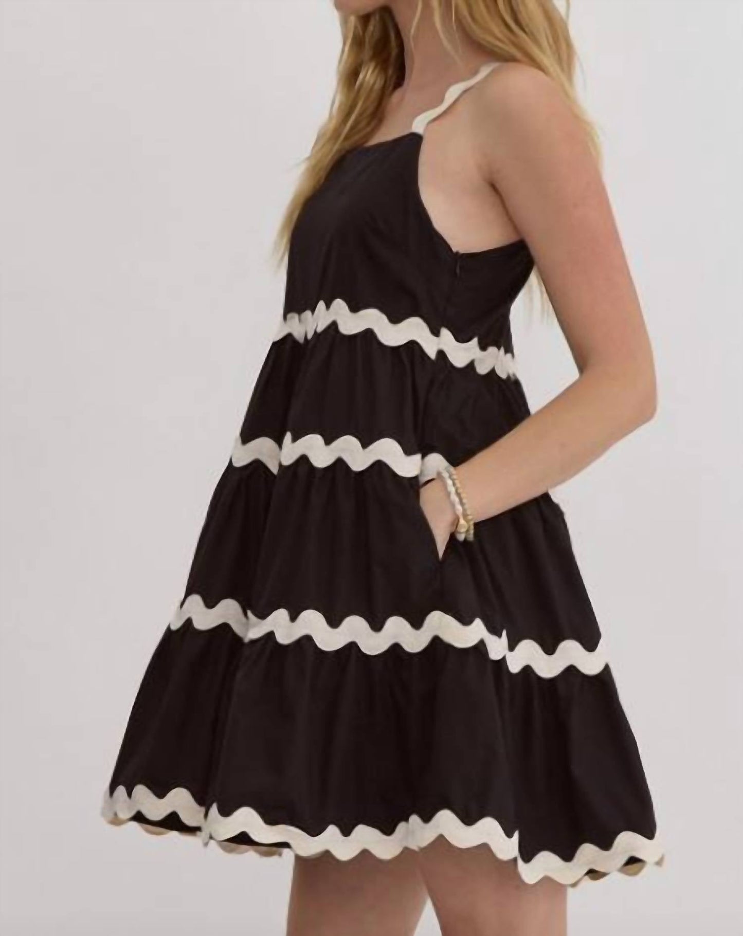 Entro - Ric Rac Short Dress