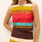 Marie Oliver - Fallon Crew Neck Sleeveless Top