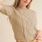 &Merci - Aria Short Sleeve Knit Sweater