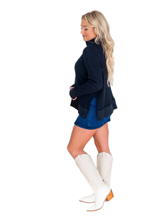 Free People - Suéter Tommy de gola alta