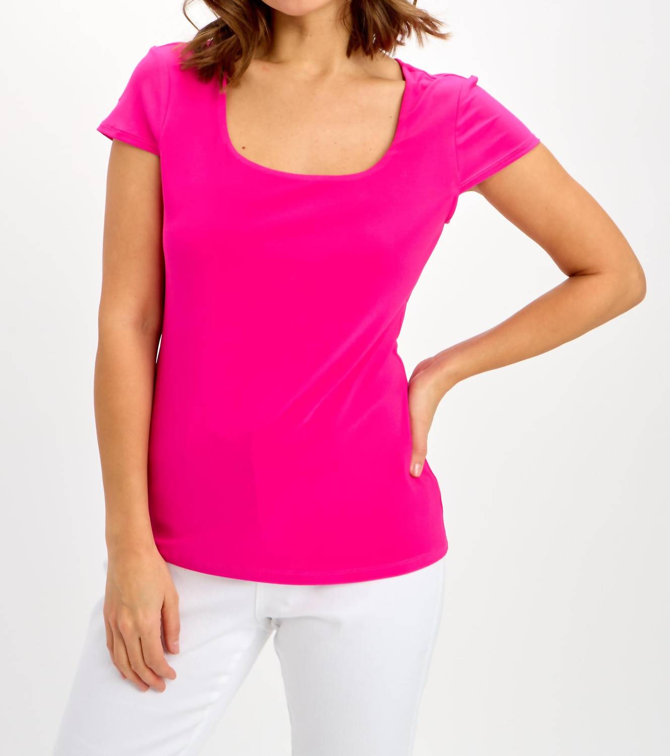 Frank Lyman - Scoop Neck Knit Top