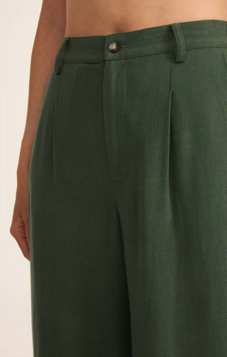 Z Supply - Calça de linho feminina Forest Hill