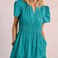 Molly Bracken - Short Sleeve Tiered Maxi Dress