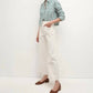 Veronica Beard - TAYLOR CROPPED HIGH RISE WIDE JEANS