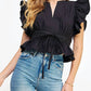 Strut & Bolt - She's All That Flutter Sleeves Top