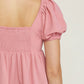 Entro - Bubble Sleeve Babydoll Top