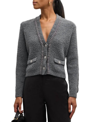 Moldura - Cardigan Cropped com Bolso Duplo