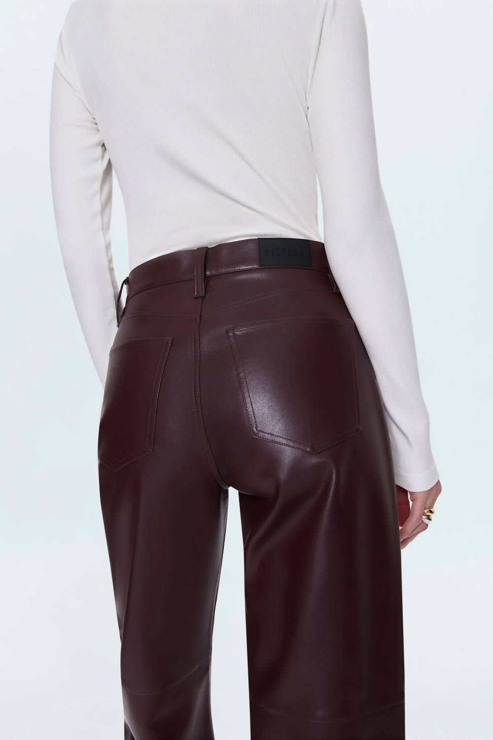 Pistola - Jett High Rise Bowed Straight Pants
