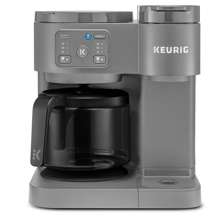 Keurig KDuo Essentials  Hot  Iced SingleServe KCup Pod Coffee Maker  Carafe  Moonlight Grey