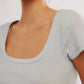 Free People - End Game Pointelle Baby Tee