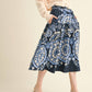 &Merci - Medallion Tiered Midi Skirt