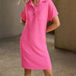 Joseph Ribkoff - Woven Polo Shirt Dress
