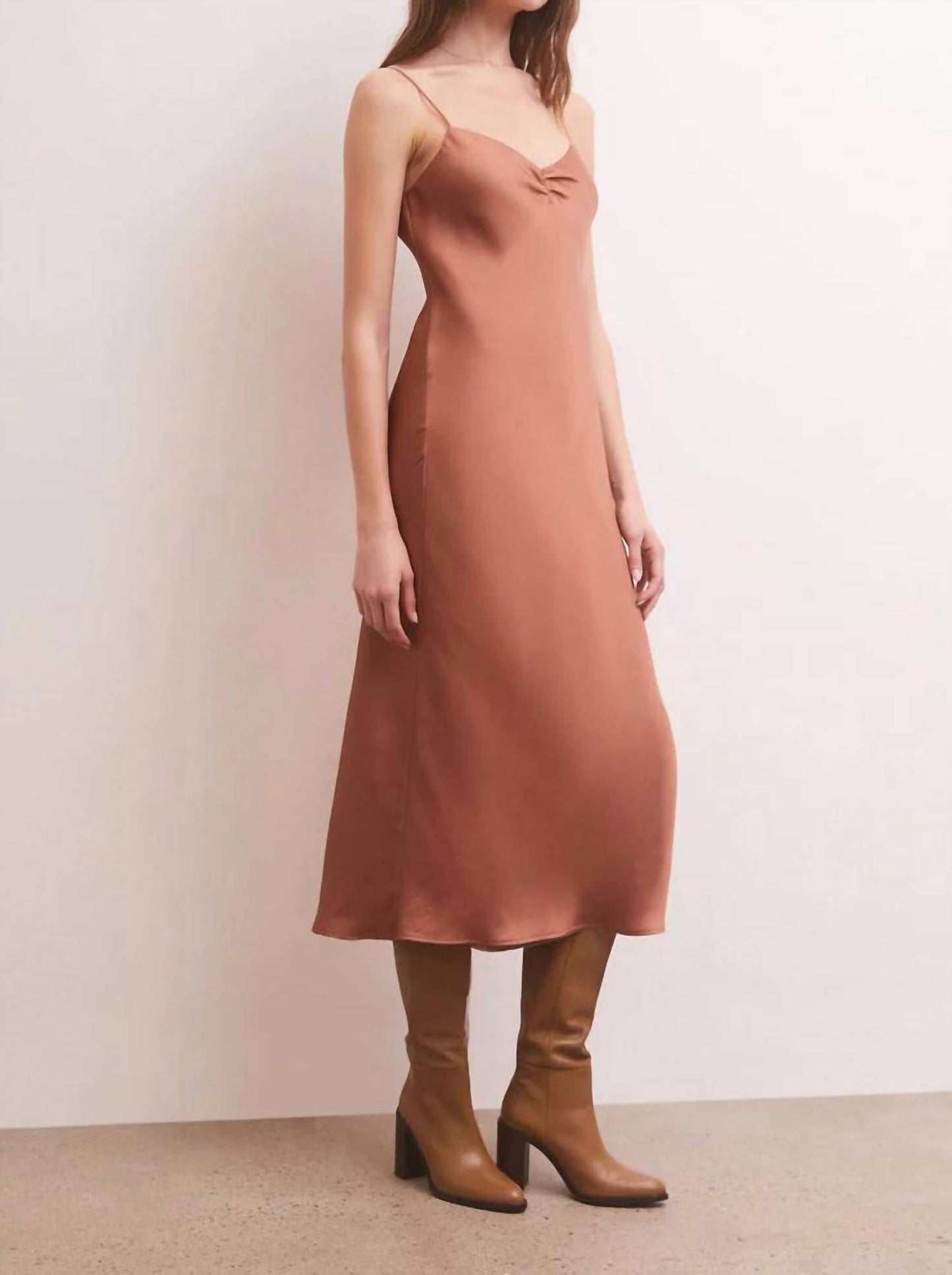 Z Supply - Lark Lux Sheen Slip Midi Dress