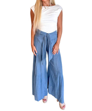 Free People - Calça de perna larga Good Day