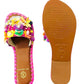 De Siena - Women's Fleur Paillettes Slides