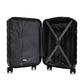 14'/20' 2-Piece ABS Spinner Wheel Luggage Set with Combination Lock