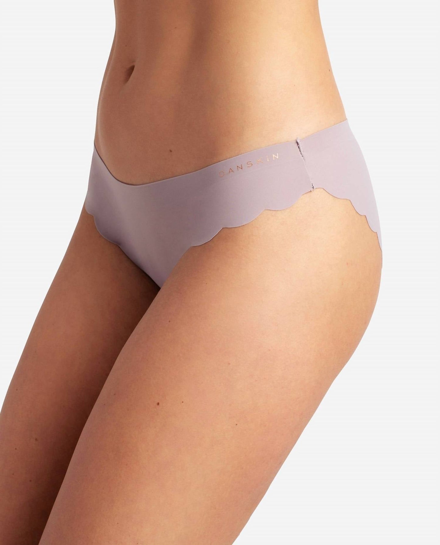 Danskin - Women's 5-pack Laser Bikini Underwear With Scallop Edge