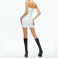 Alice + Olivia - Fifi Faux Leather Mini Dress