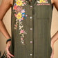 Paparazzi - Dobby Embroidered Sleeveless Dress