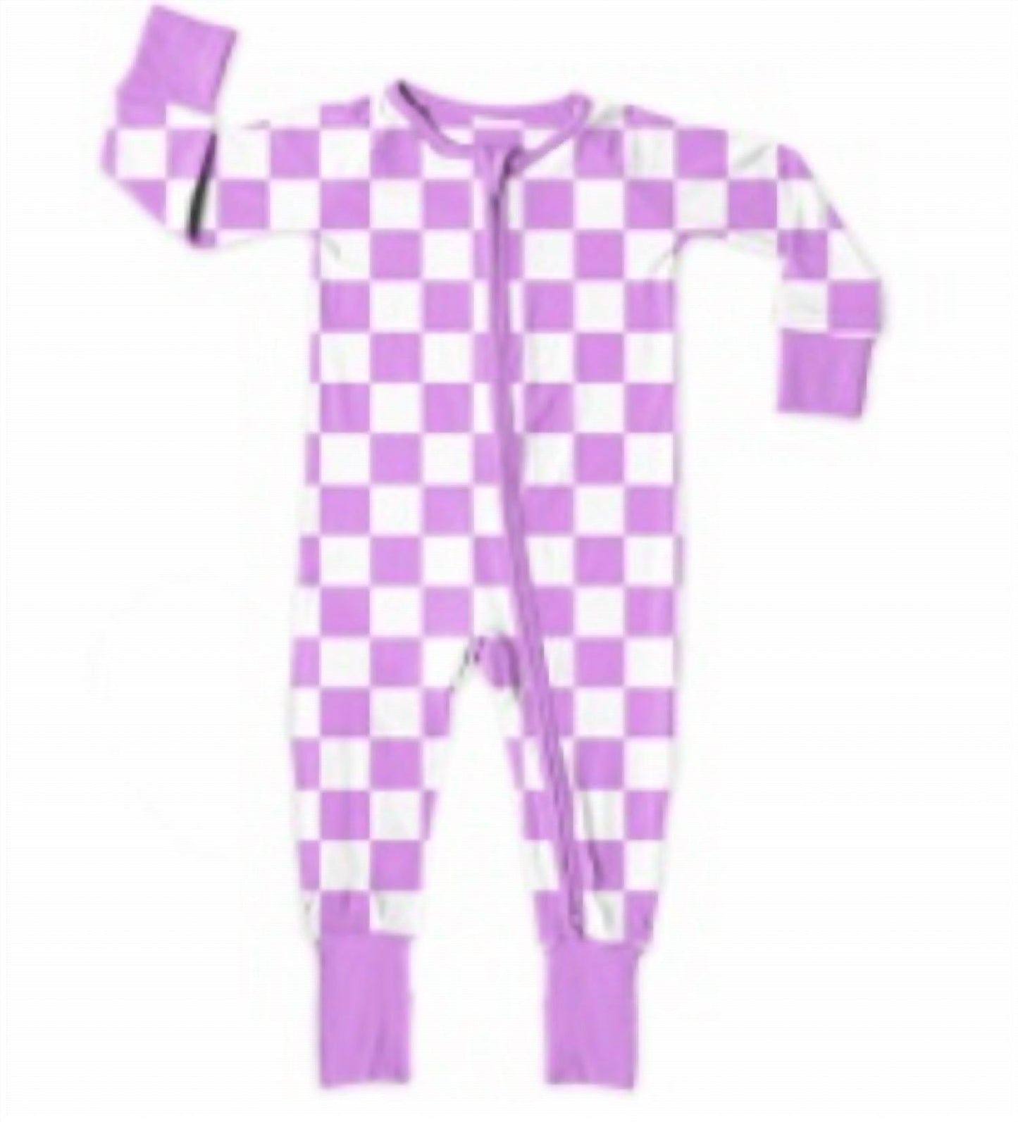 Jensen’S Jammies - Aria Check Zippy Romper