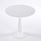 Pedestal Table, Round For Kitchen - White