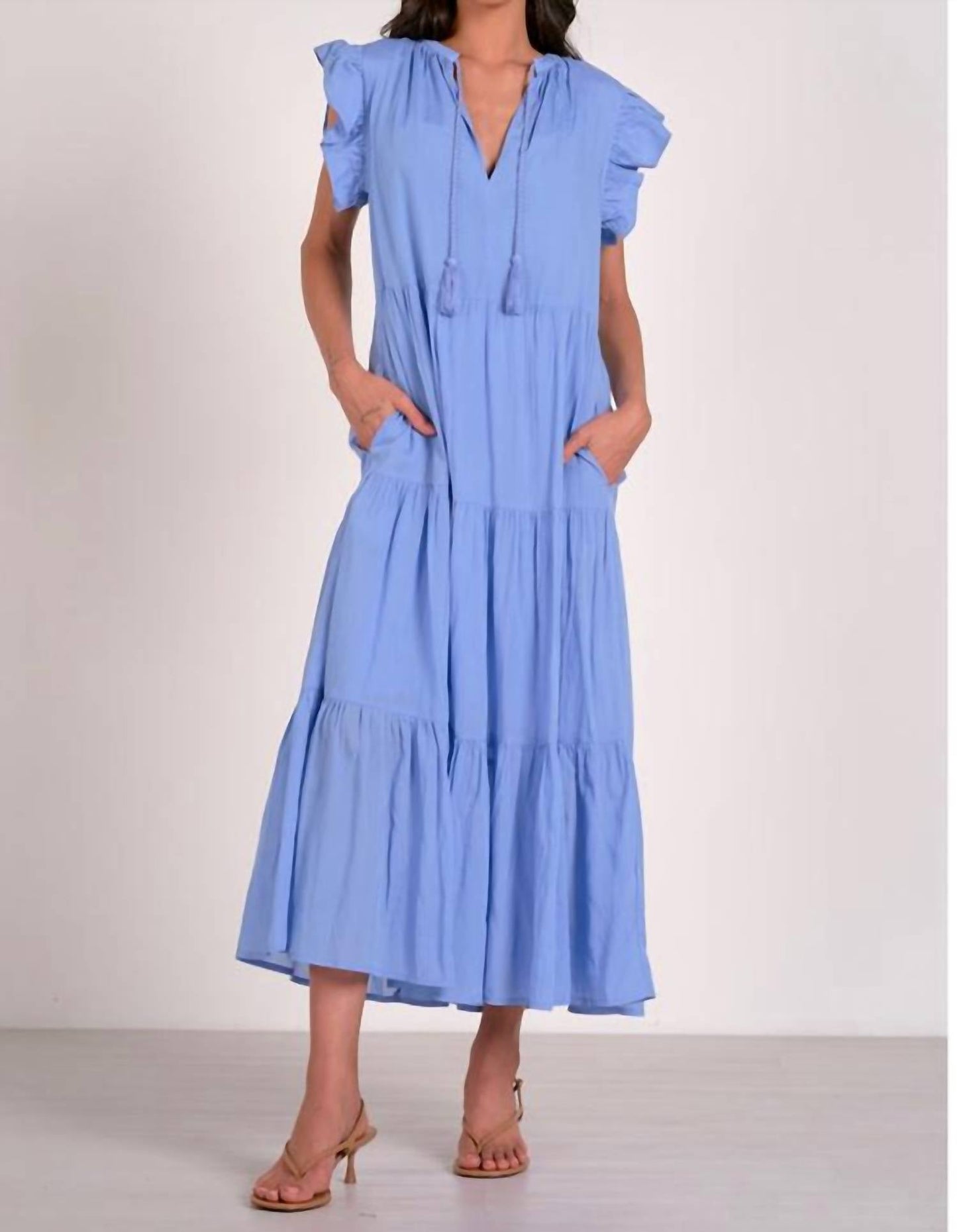 Elan - Tiered Ruffle Dress