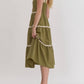 Entro - Ric Rac Midi Dress