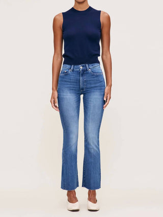 Dl1961 - Feminino - Calça jeans Bridget Instasculpt com bainha crua e corte bootcut no tornozelo