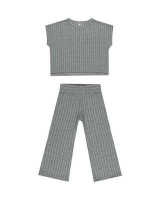 Rylee + Cru - Conjunto de blusa e calça de malha aconchegante