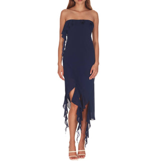 Amanda Uprichard - Vestido Chelsey Midi de Chiffon