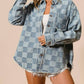 Bibi - Checkered Patch Pocket Shirt