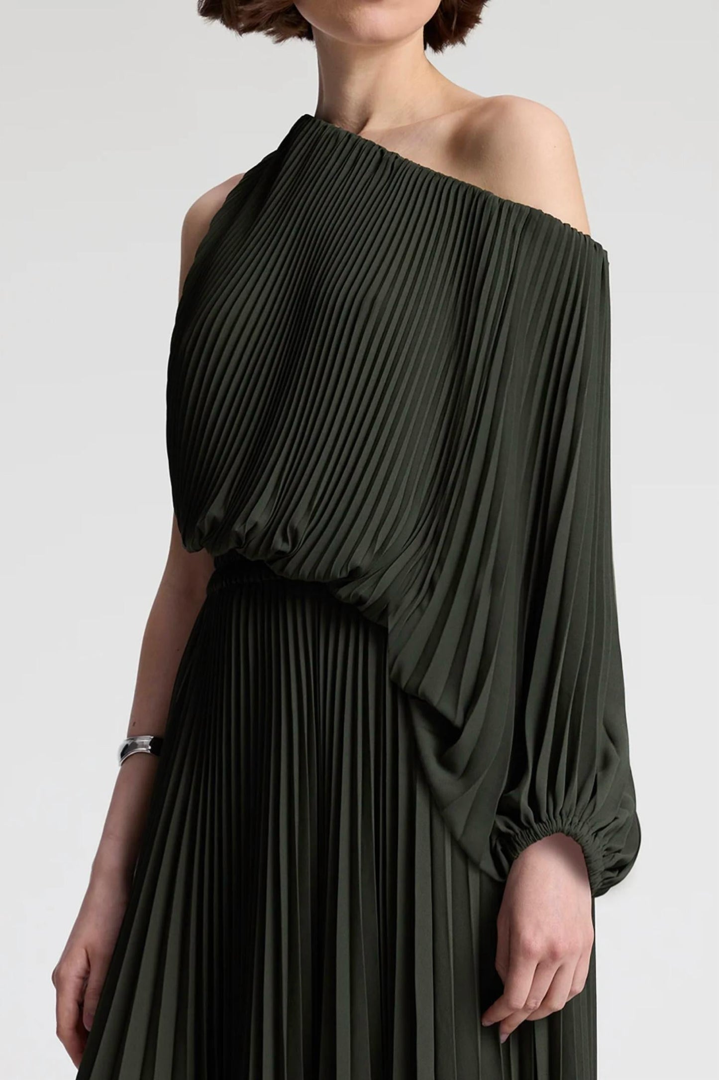A.L.C. - Mara Georgette Pleated Midi Dress
