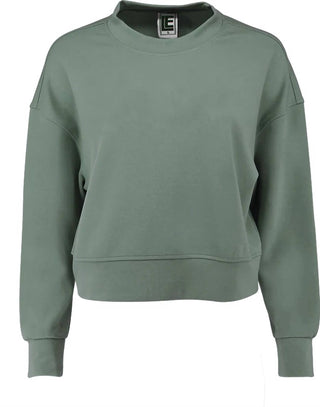 Liquid Energy Apparel - Modal Oversized Cropped Crew Sweatshirt