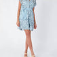 Abbey Glass - 3d Lace Mini Dress