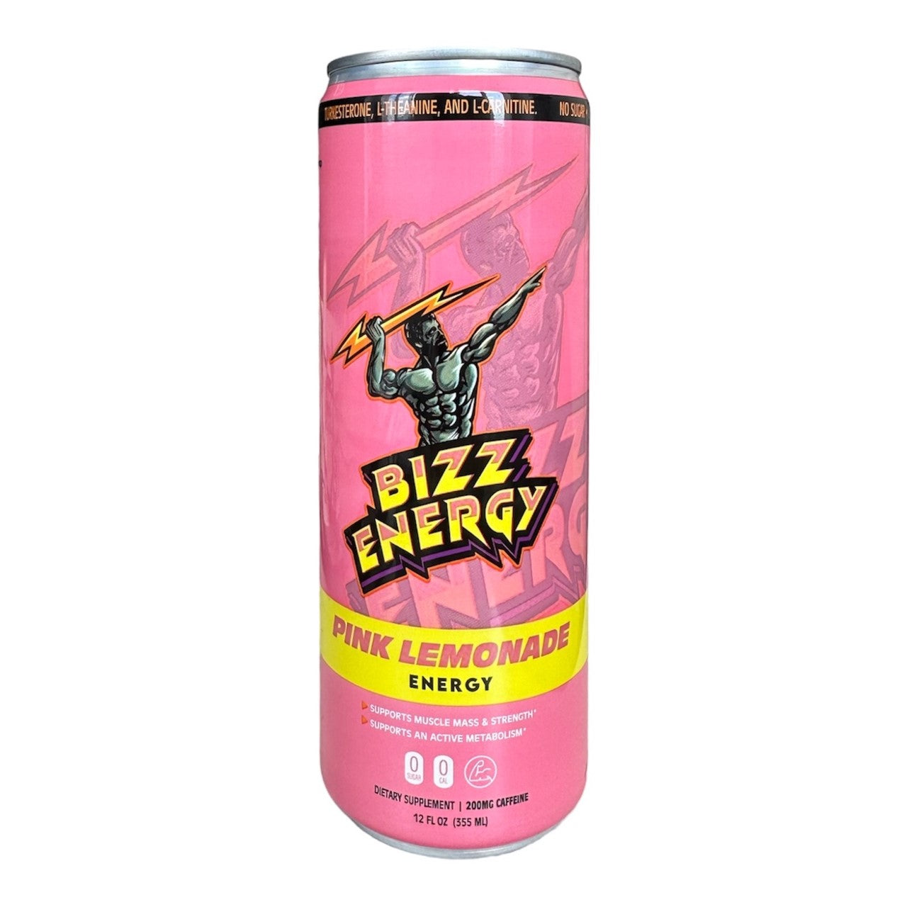 Bebida Energética Bizz - Pacote com 4, 12 oz