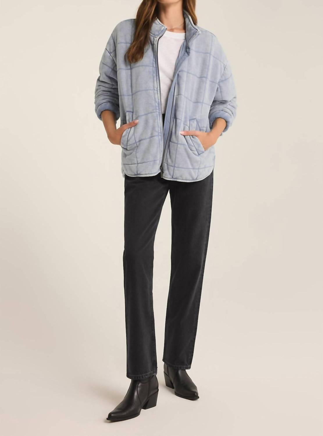 Z Supply - Bonfire Knit Denim Jacket