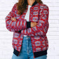 Diva Usa - Maddy Traditional Bomber Printed Ethnic Jacket