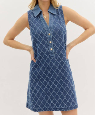 Entro - Diamond Days Denim Mini Dress