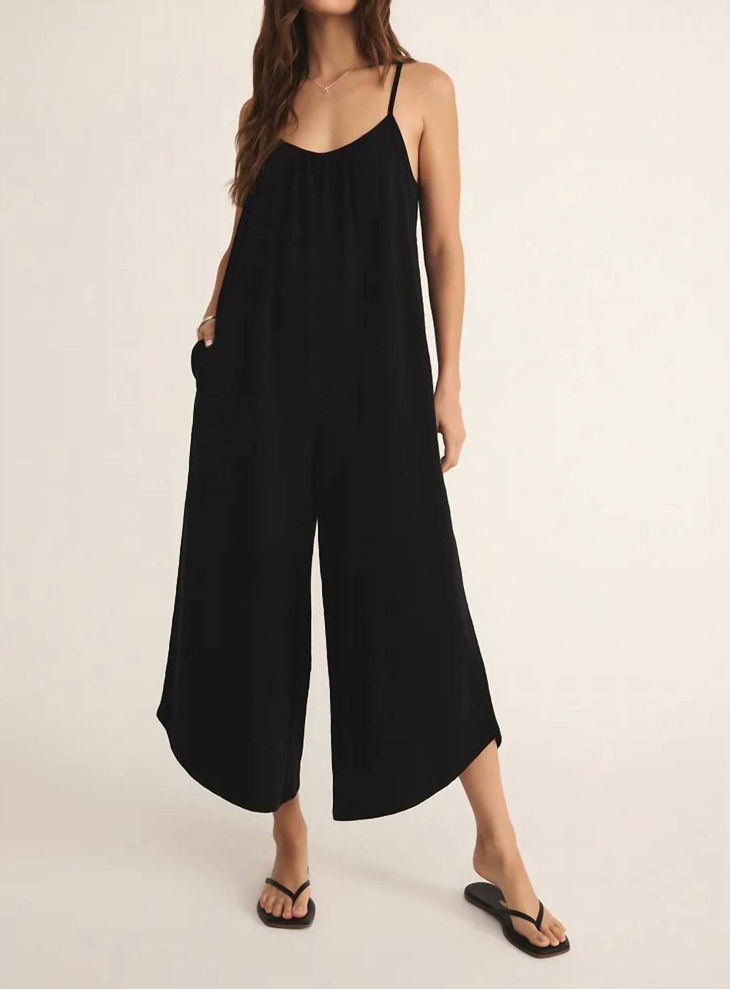 Z Supply - Textured Flared Jumpsuit