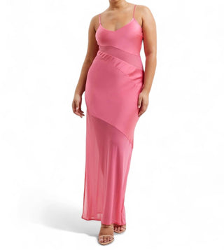 French Connection - Vestido de cetim com tiras INU