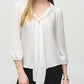 Joseph Ribkoff - Vneck Bow Tie Pullover Top