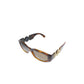 Versace - Geometric Plastic Sunglasses with Brown Lens