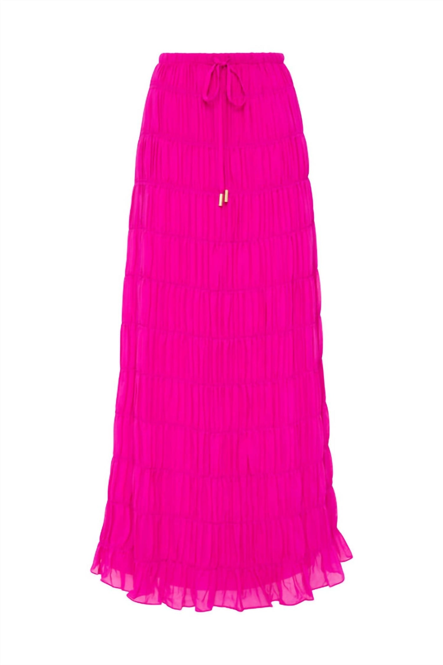 Aje. - Rosewood Ruched Maxi Skirt