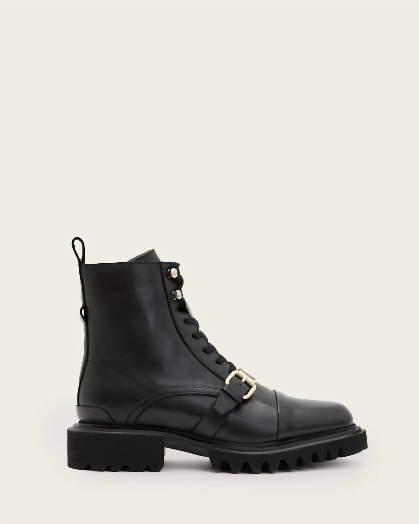 Allsaints - Women’s Tori Leather Combat Boots