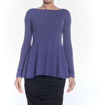 Matthildur - Top de manga comprida Atarah Peplum