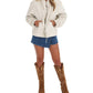 Free People - Jax Washed Zip Front Bomber Jacket