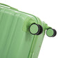 HIFINE Tourist 3-Piece Spinner Wheel Luggage Set in Green
