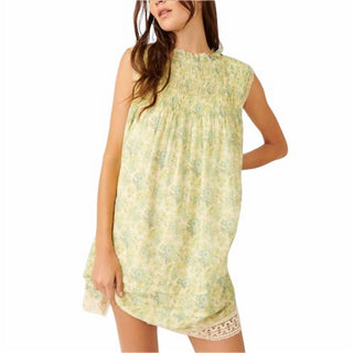 Free People - Vestido curto estampado com karité