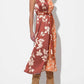 Adelyn Rae - Sandi Two Toned Halter Midi Dress