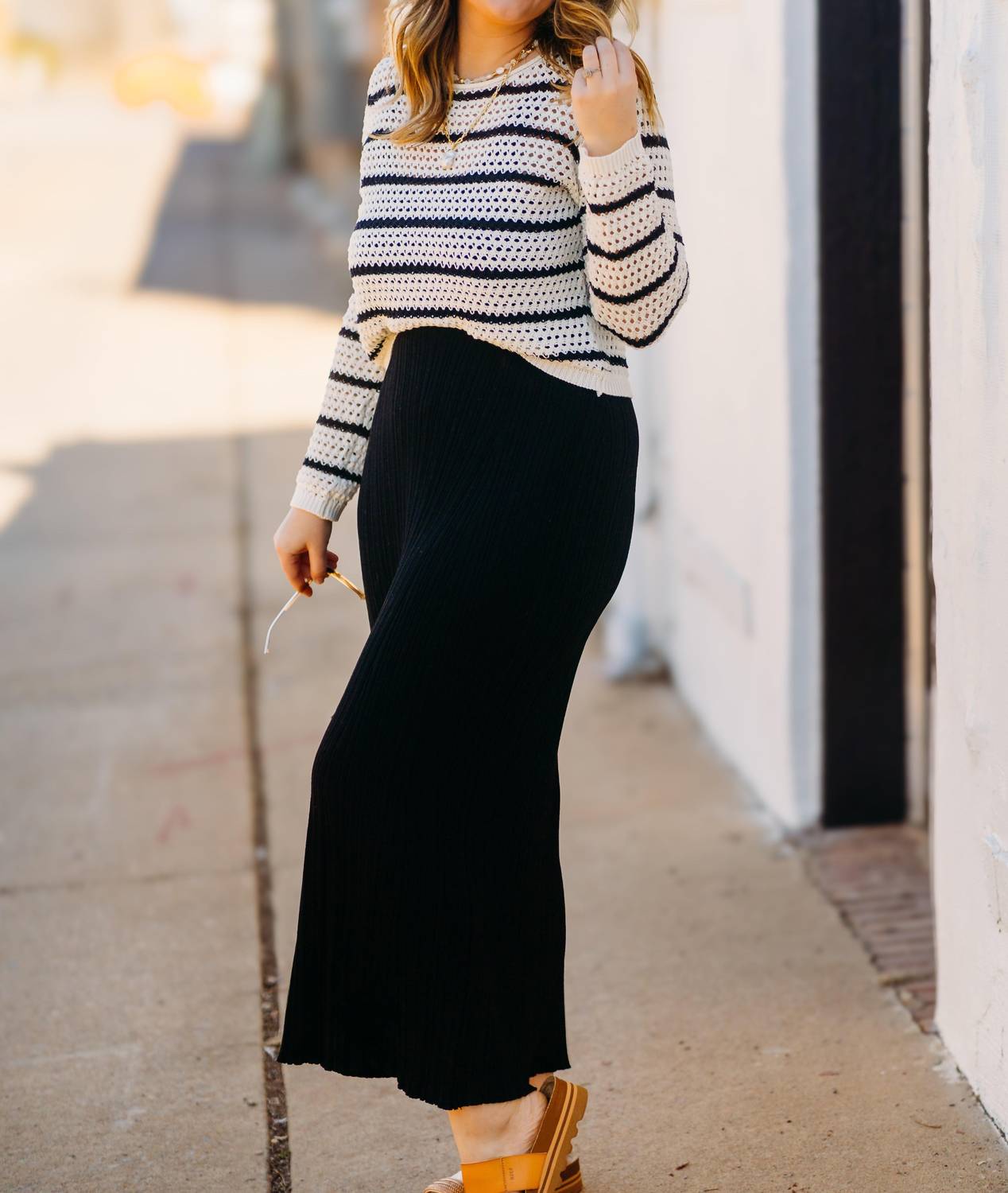 Z Supply - Kit Stripe Crochet Sweater